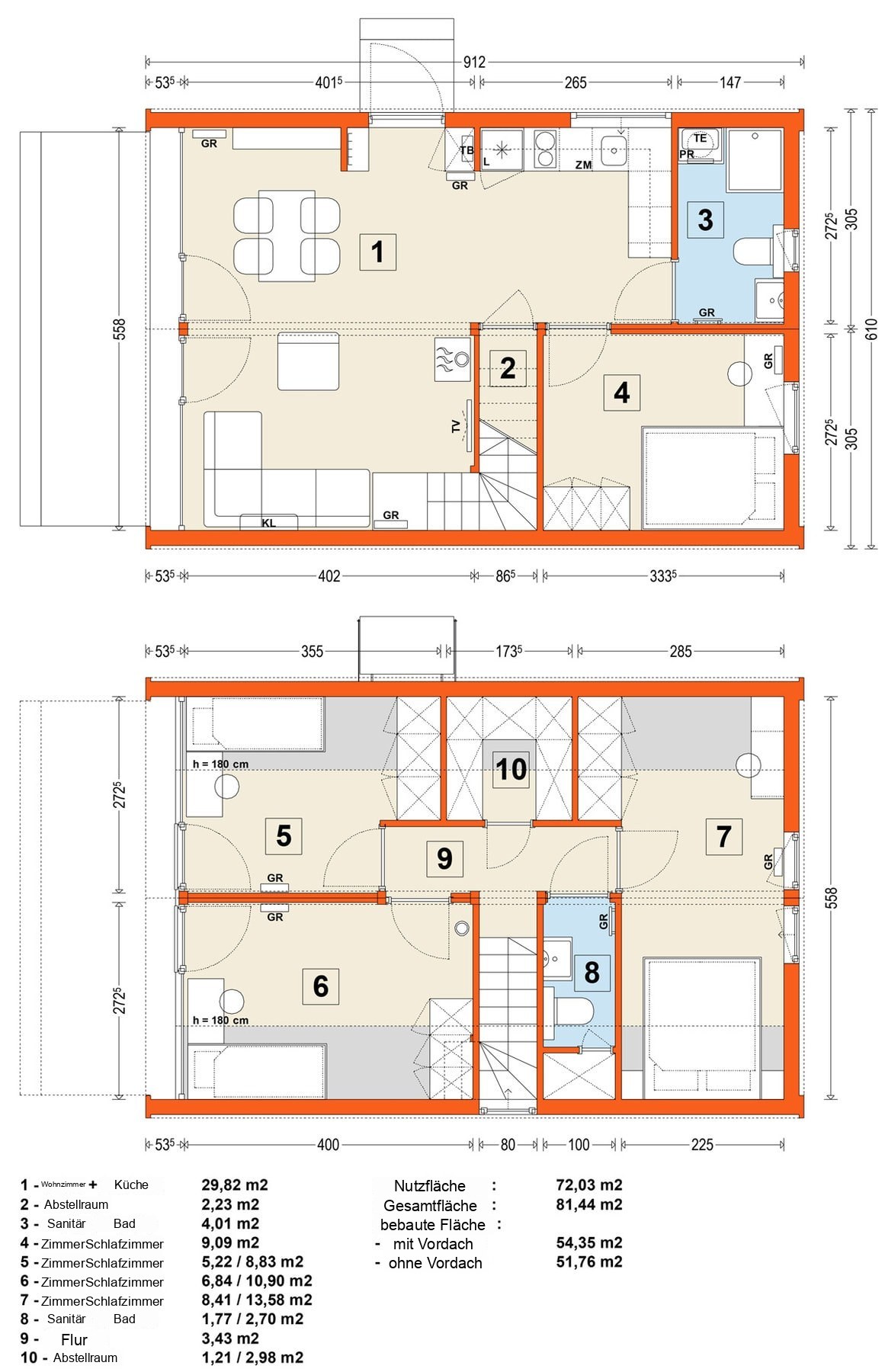 Modulhaus MG3 – Variante 15 – Grundriss