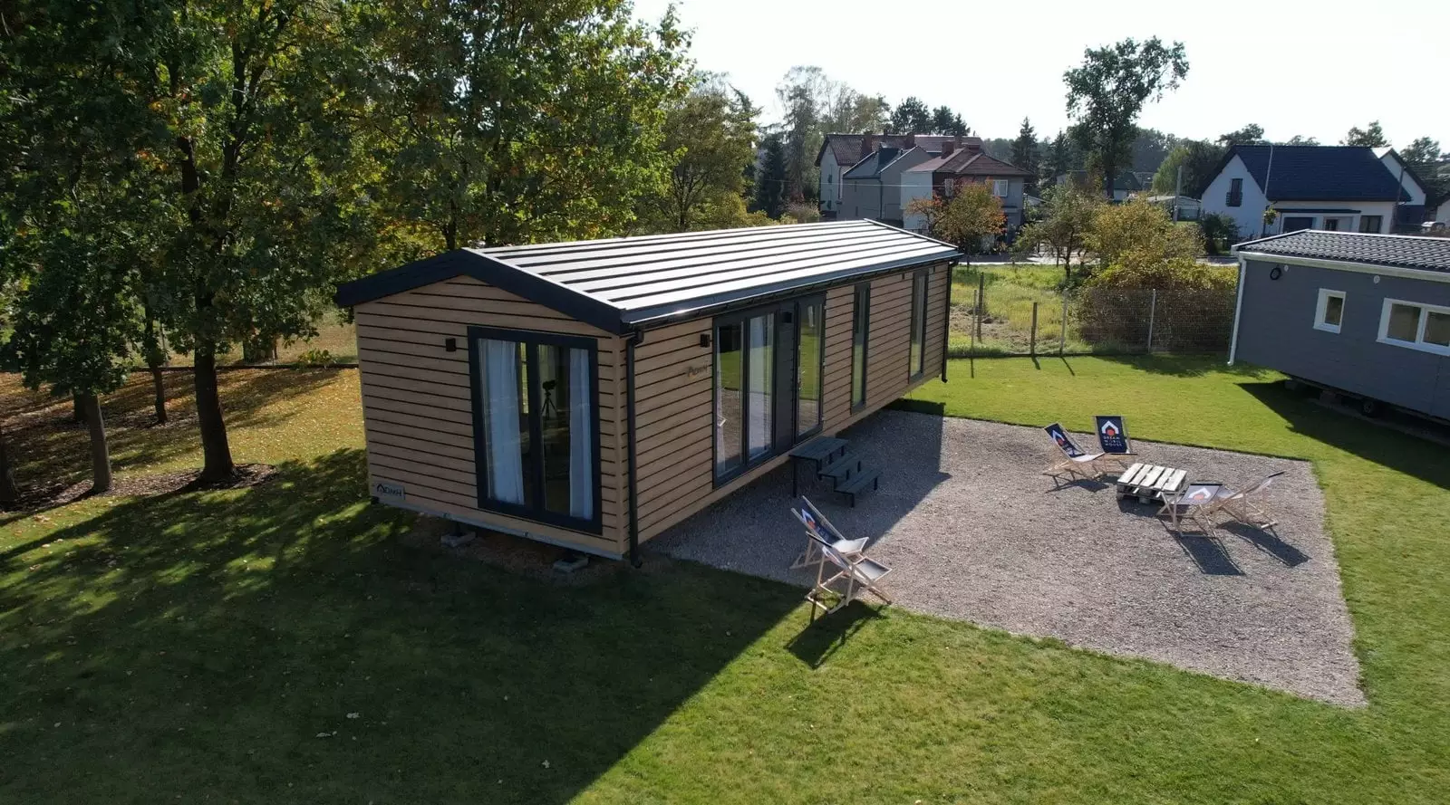 Mobilhaus A – Außenansicht