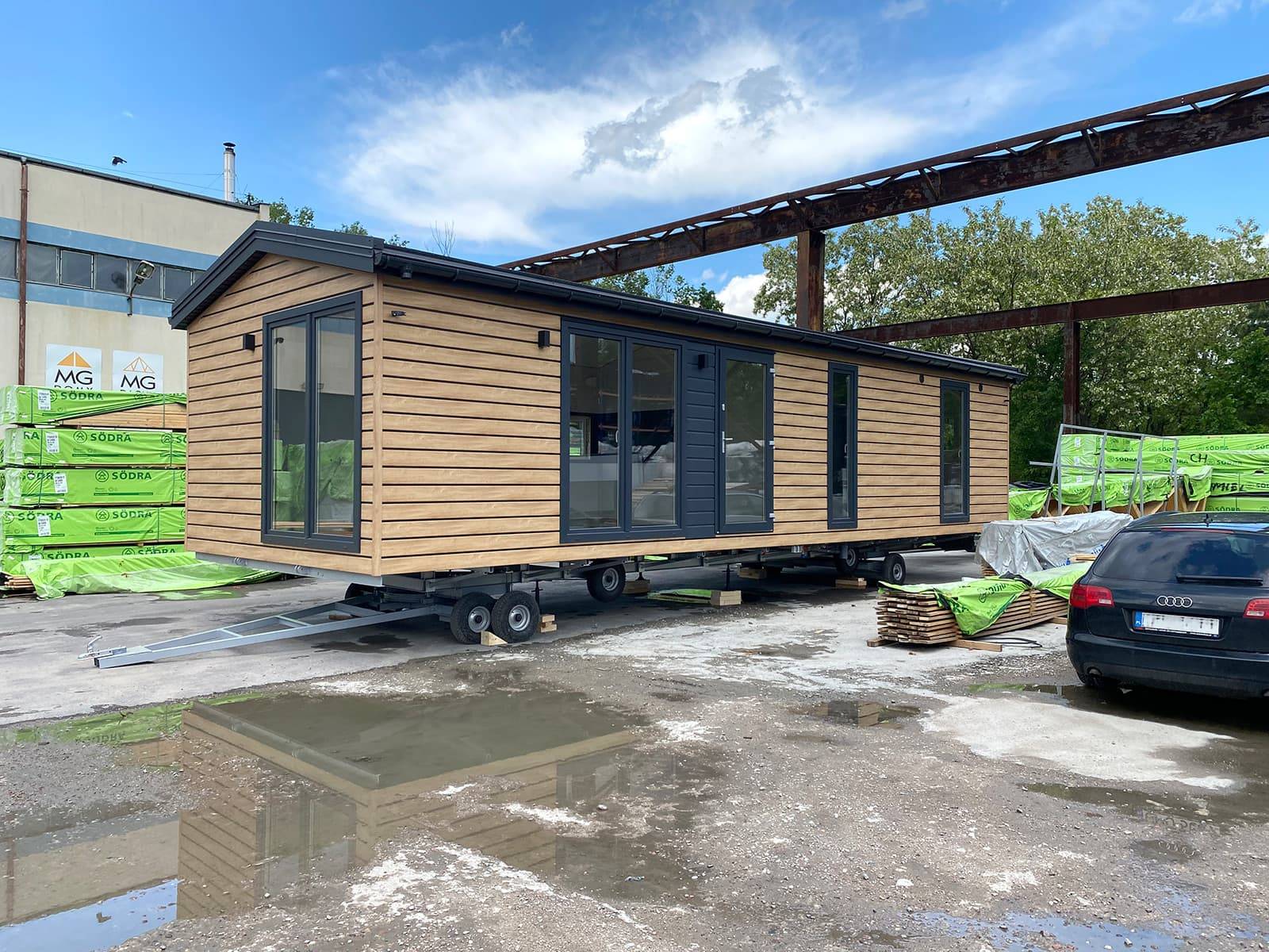 Mobilhaus A – Außenansicht