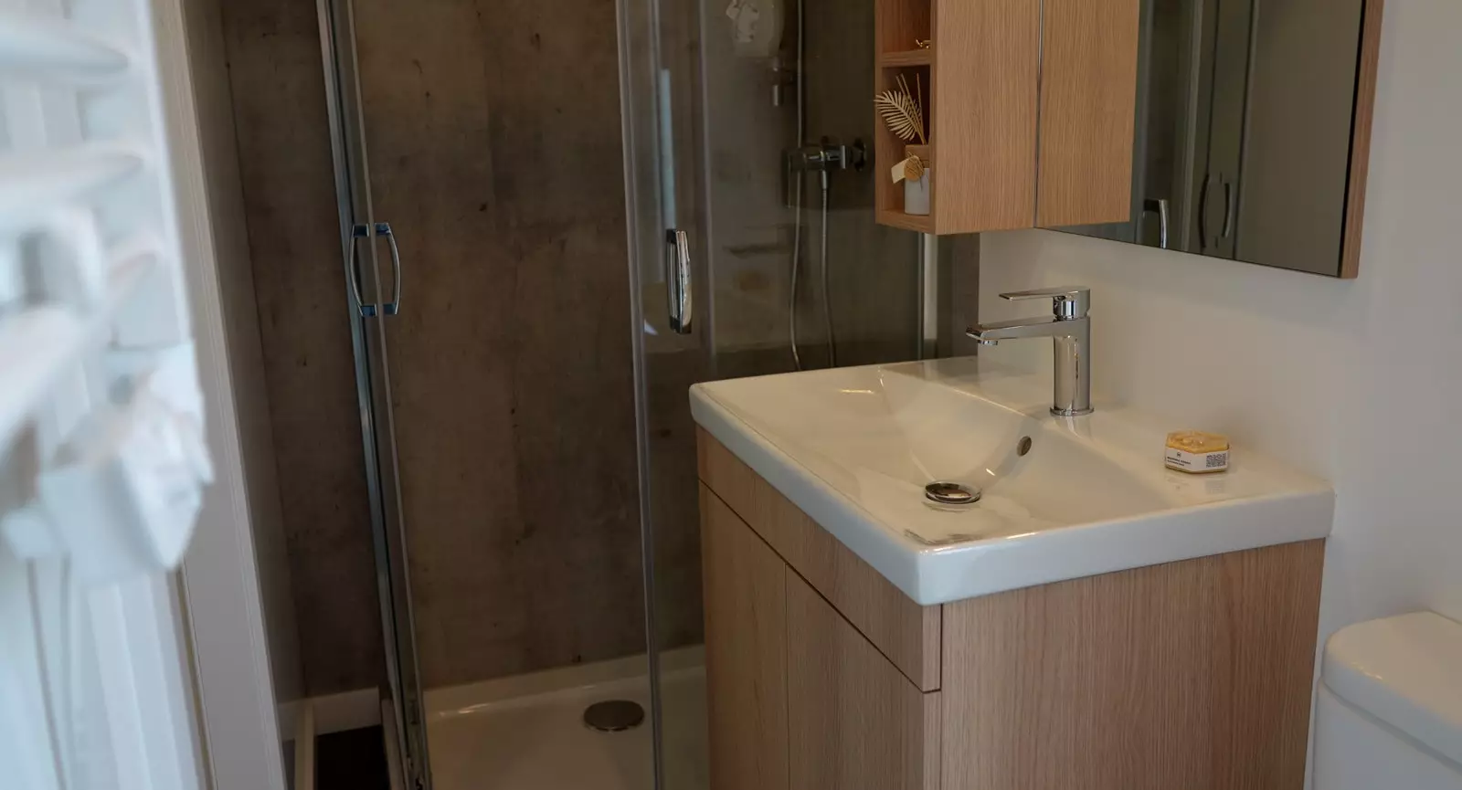 Mobilhaus A – Badezimmer