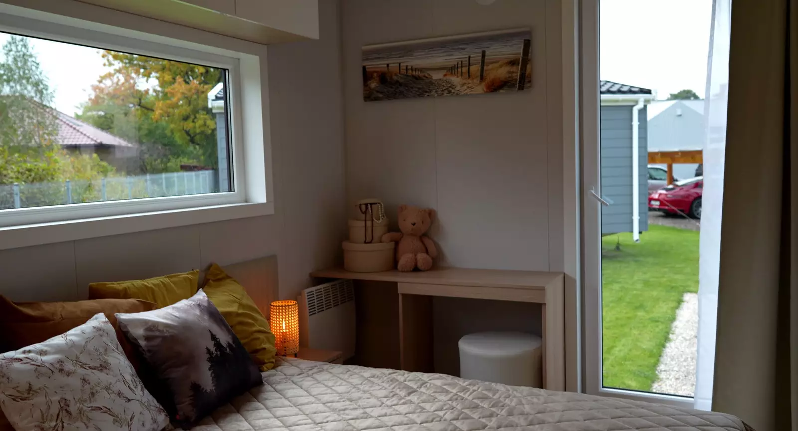 Mobilhaus A – Schlafzimmer