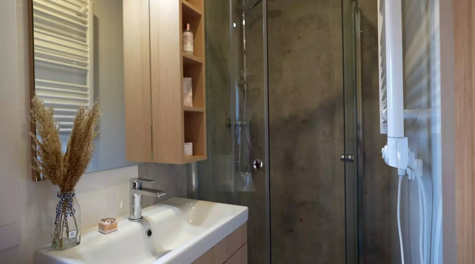 Mobilhaus B – Badezimmer