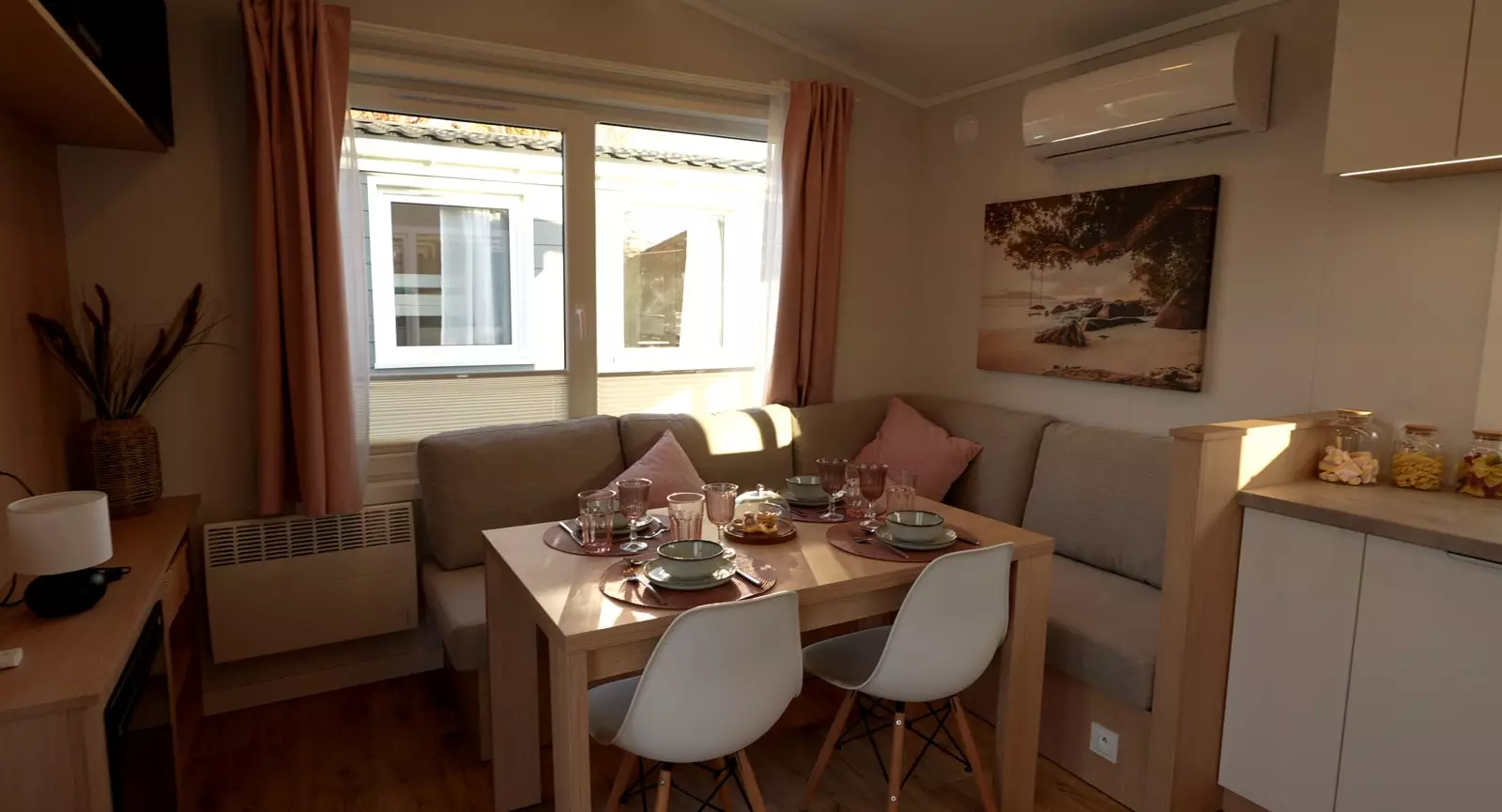 Mobilhaus C – Wohnzimmer