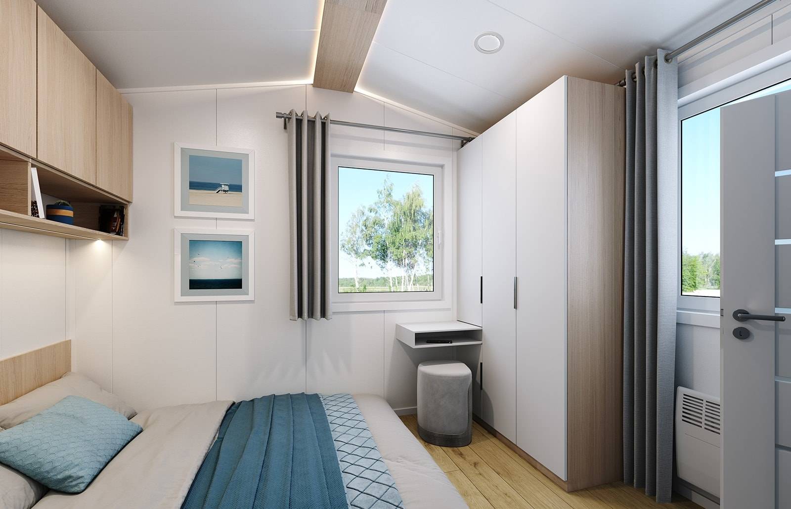 Mobile home C – bedroom