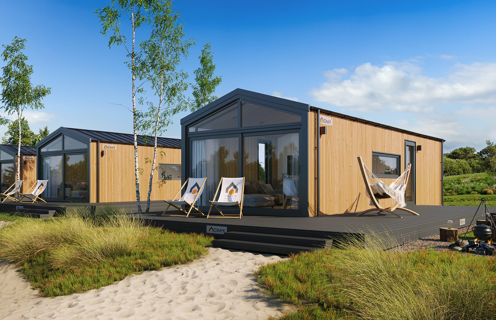 Mobilhaus E – Fassade, Variante 3