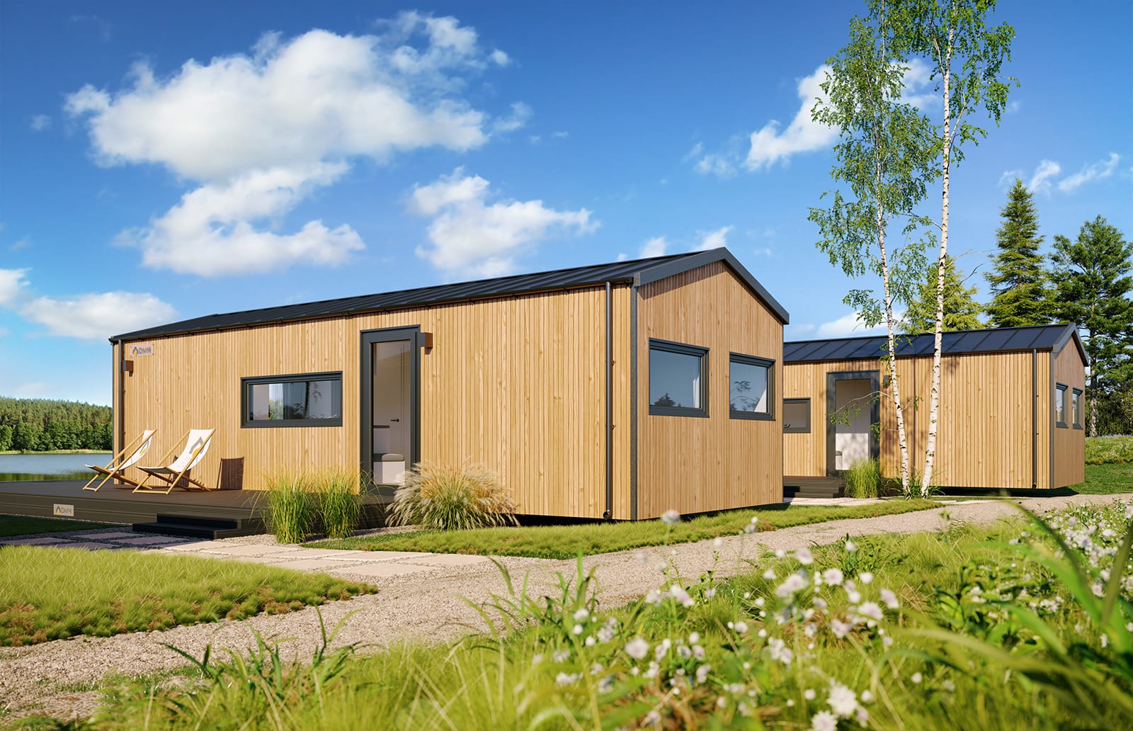 Mobilhaus E – Fassade, Variante 3