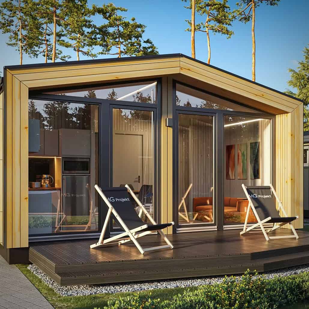 Mobilhaus F1 – Außenansicht 1